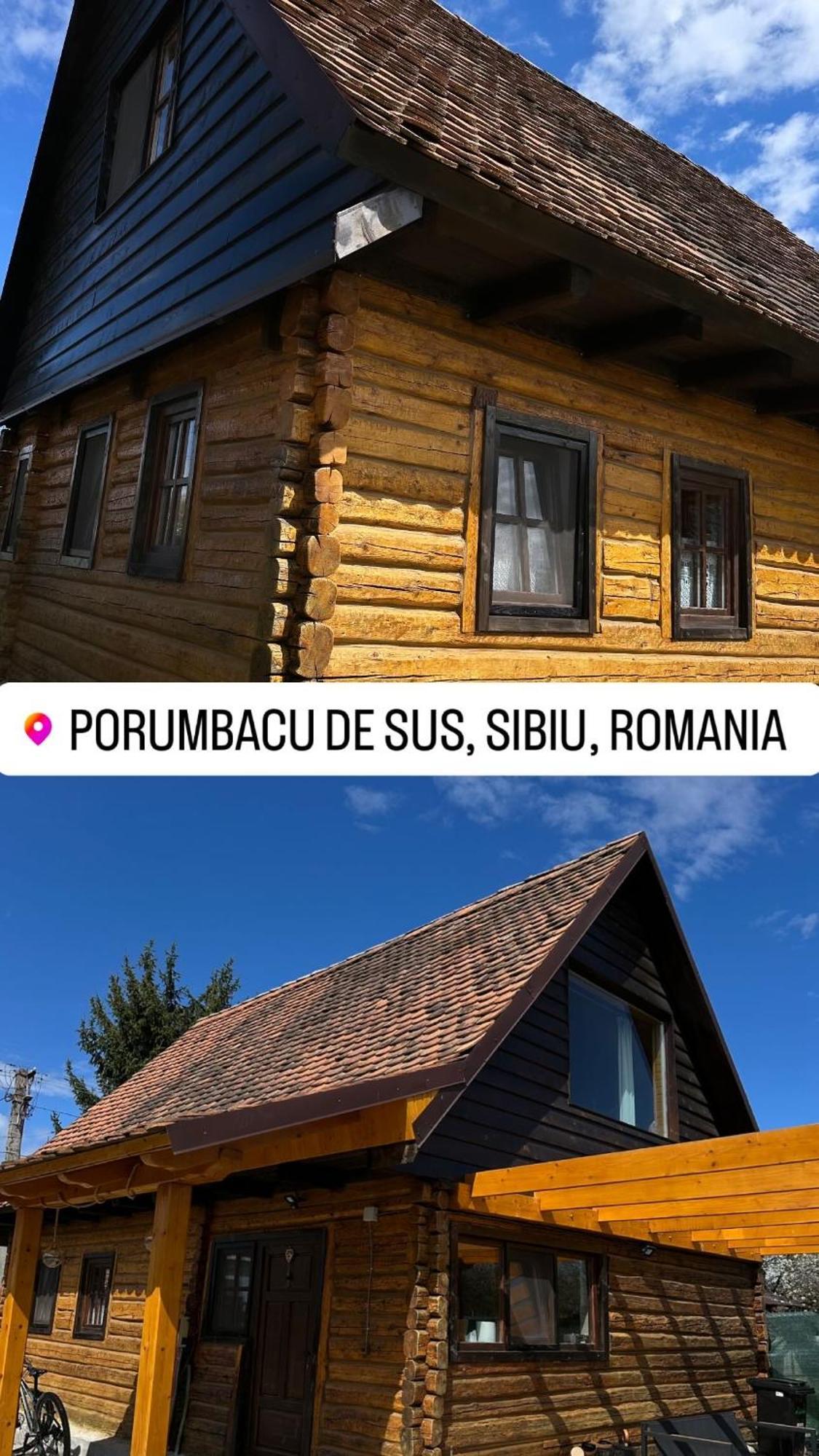 Casuta Cu Tihna Porumbacu de Sus Exterior foto